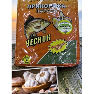Прикормка бешеный клев на карася Чеснок классик Прикормка бешеный клев на карася Чеснок классик