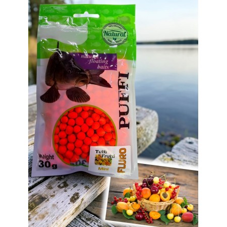 Воздушное тесто Puffi fluro тутти-фрутти natural 30 грамм 