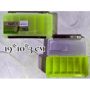 Коробка для приманок и снастей КДП-1 19*10*3 см Коробка для приманок и снастей КДП-1 19*10*3 см