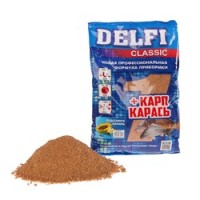 Прикормка DELFI Classic (карп + карась; подсолнух + ваниль, 800 г)
