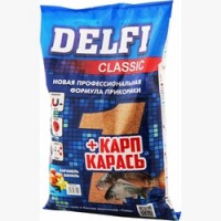 Прикормка DELFI Classic (карп + карась; карамель + ваниль, 800 г)